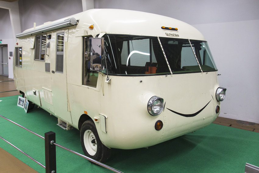 Parmi les véhicules de l’exposition Van Life, l’étonnant Ultravan construit à quelques centaines d’exemplaire aux Etats-Unis à partir du début des années 60