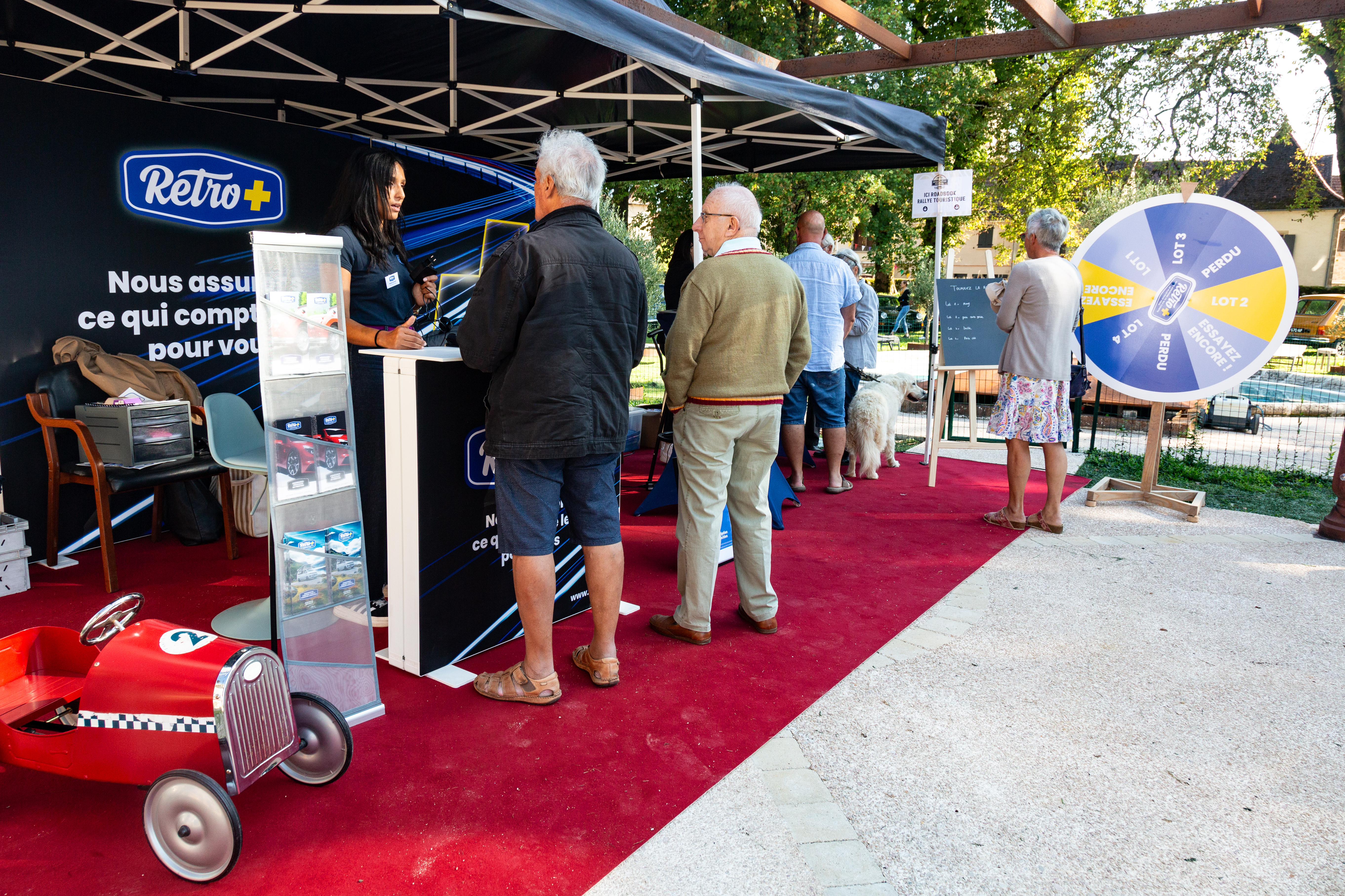 Stand Rétro+ à Aynac Motor Festival