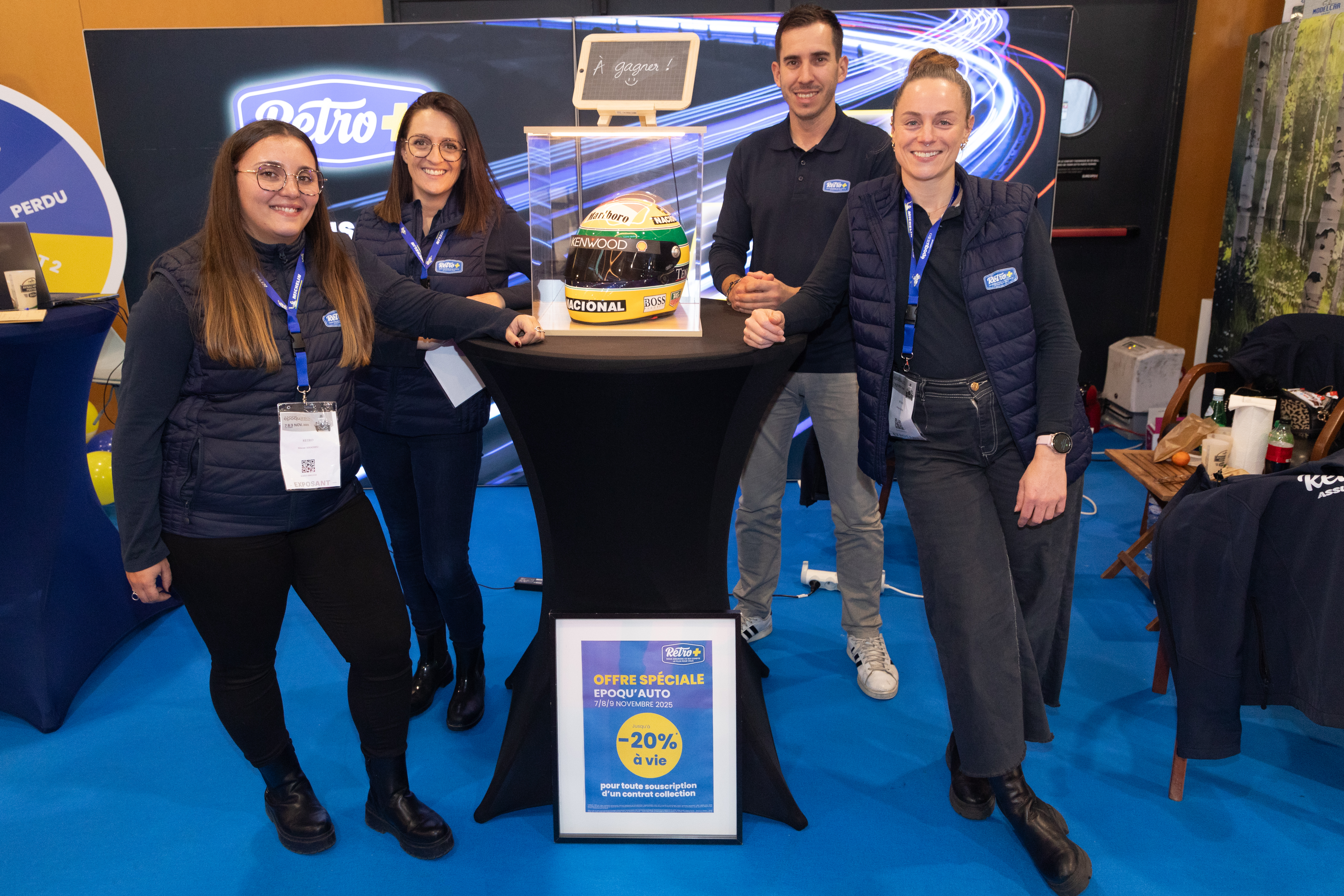 Equipe Rétro+ à Epoqu'auto lyon