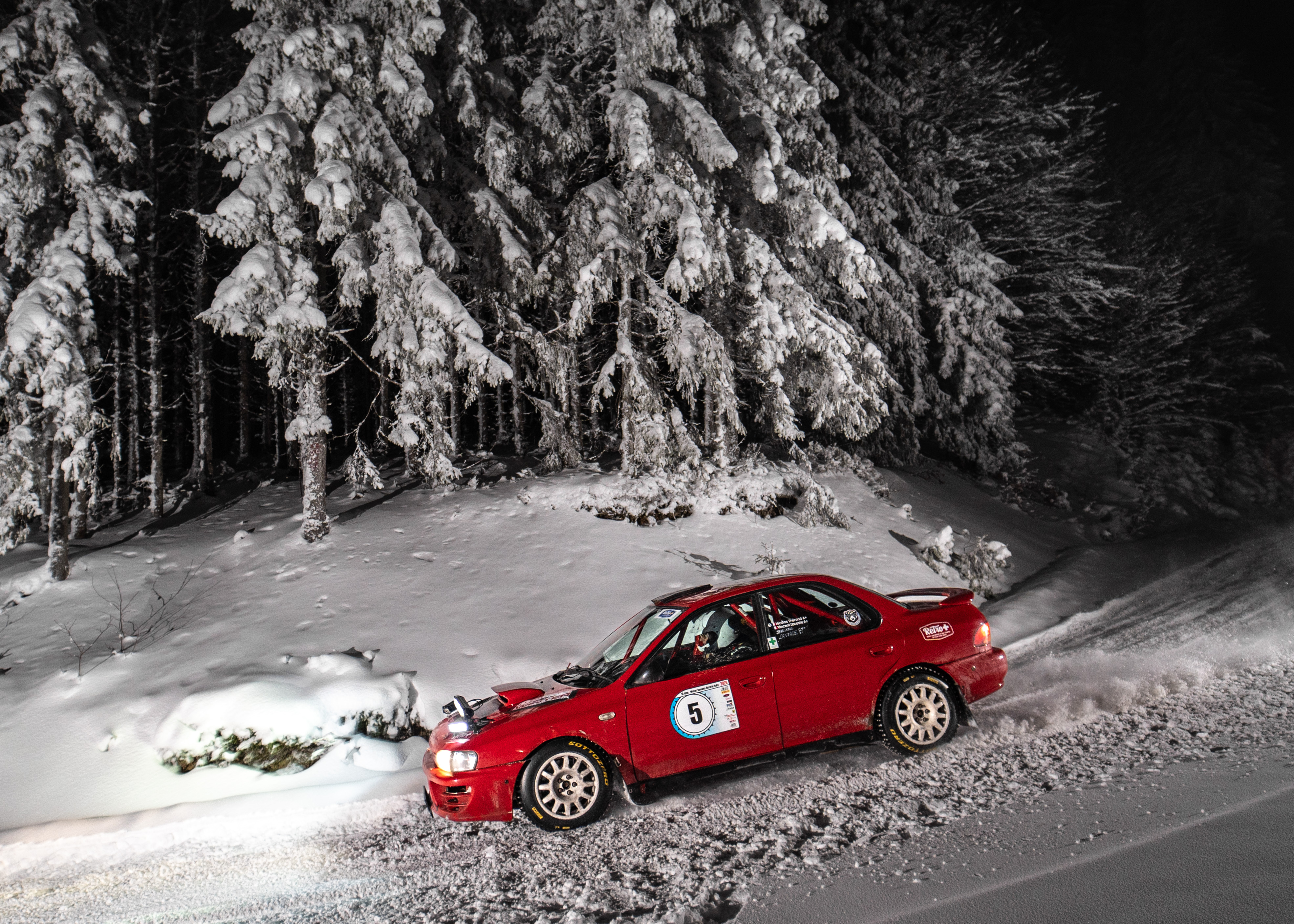 Subaru Winter romania historic rally