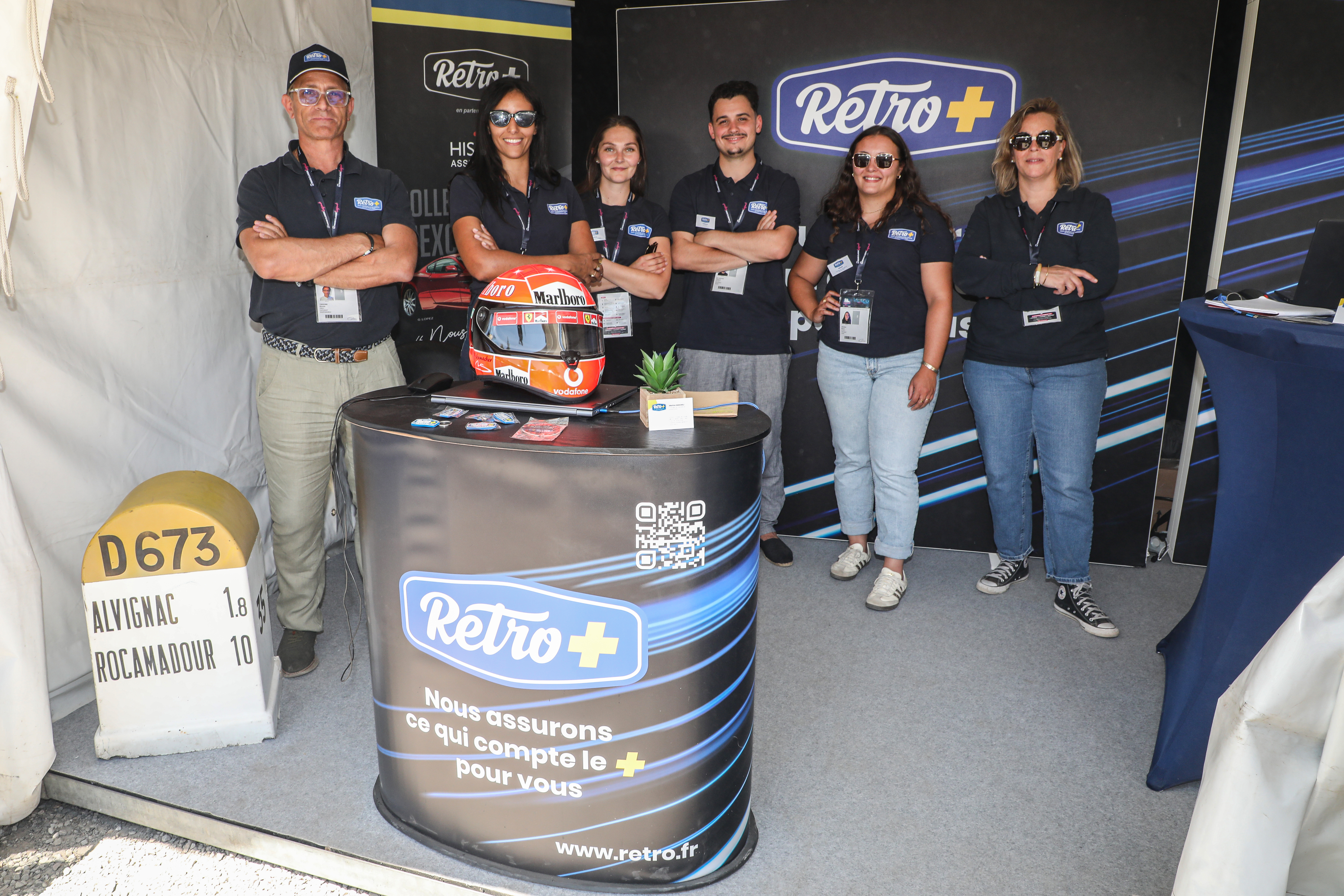 Equipe Retro au Mans Classic Legend