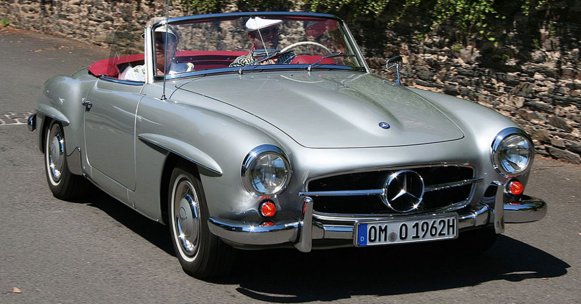 Mercedes SL cabriolet